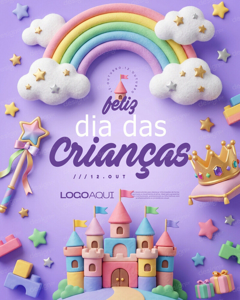 Dia das Crianças Castelo Mágico Social Media PSD Editável Dia das Crianças Castelo Mágico Social Media PSD Editável - Social Media - Dia Crianças; Kids; Diversão; Brincadeira; Cria...