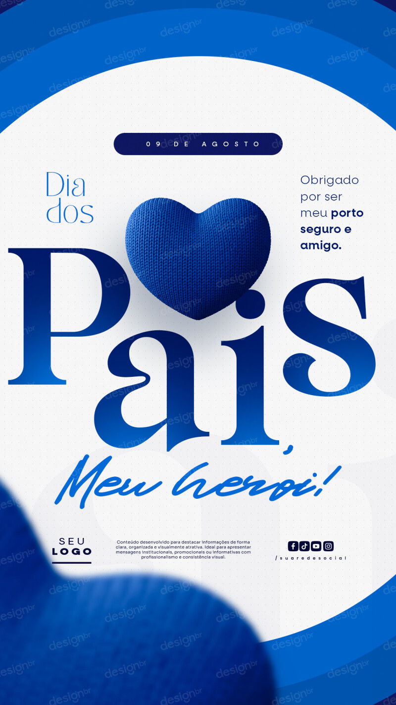Dia dos Pais 09 de Agosto Story Social Media PSD Editável Dia dos Pais 09 de Agosto Story Social Media PSD Editável - Social Media - Dia Pais; Pai; Papai; Paizão; Paternidade; Amor...