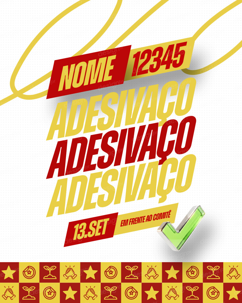 Adesivaço Campanha Política Social Media PSD Editável Adesivaço Campanha Política Social Media PSD Editável - Social Media - Campanha Política; Deputado Estadual; Política;...