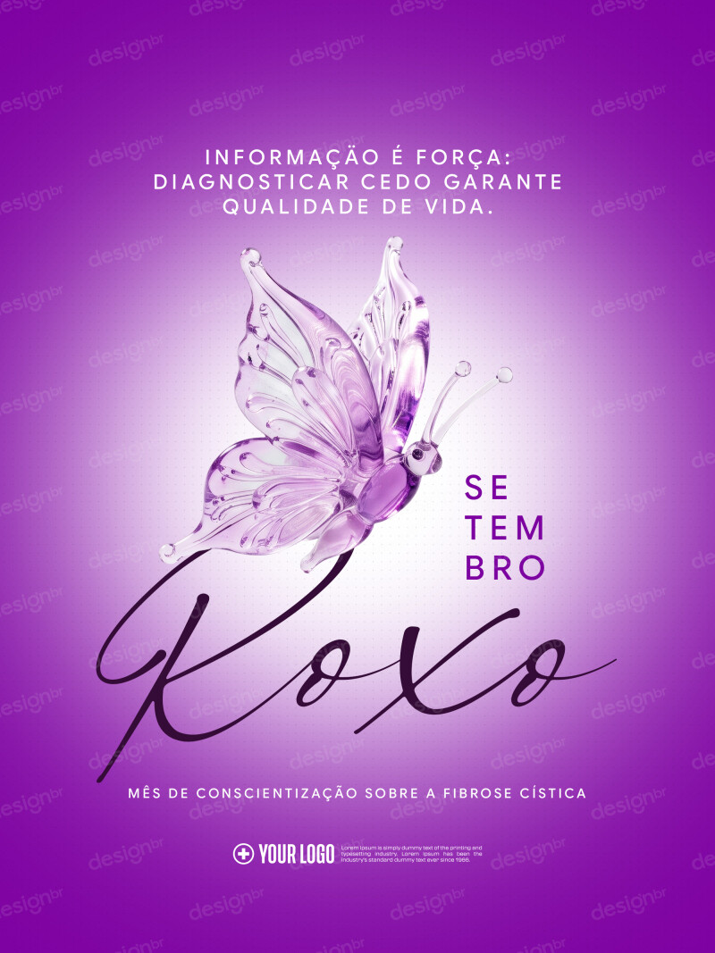 Campanha Setembro Roxo Mês Nacional de Conscientização Sobre a Fibrose Cística PSD Editável Campanha Setembro Roxo Mês Nacional de Conscientização Sobre a Fibrose Cística PSD Editável - Social Media - Setembro Roxo...