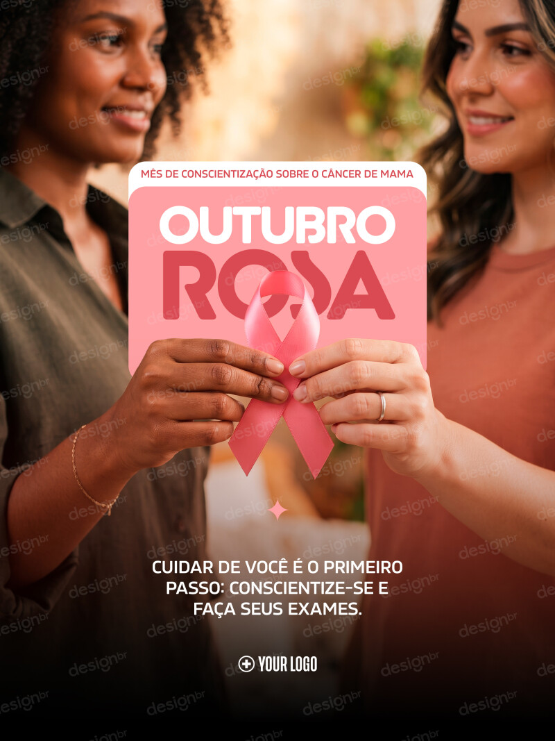Outubro Rosa Campanha Laço Rosa Social Media PSD Editável Outubro Rosa Campanha Laço Rosa Social Media PSD Editável - Social Media - Outubro Rosa; Prevenção; Conscientização; Comba...