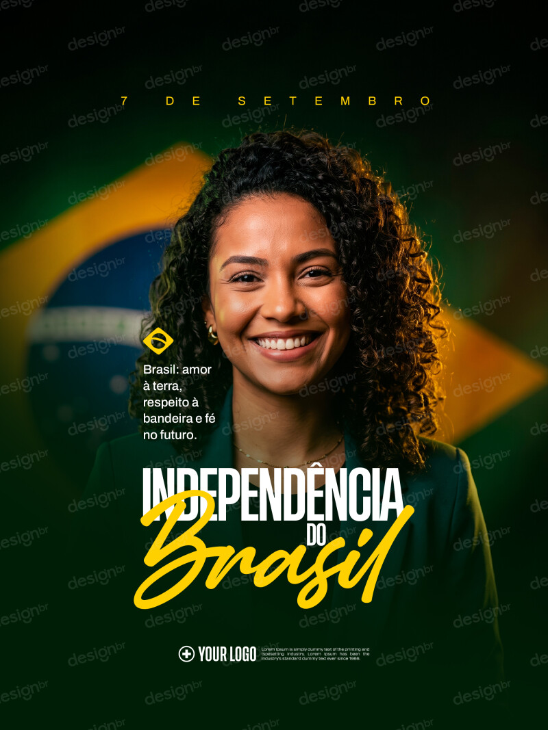 Dia da Independência do Brasil 07 de Setembro Social Media PSD Editável Dia da Independência do Brasil 07 de Setembro Social Media PSD Editável - Social Media - Dia Independência; 7 Setembro; In...