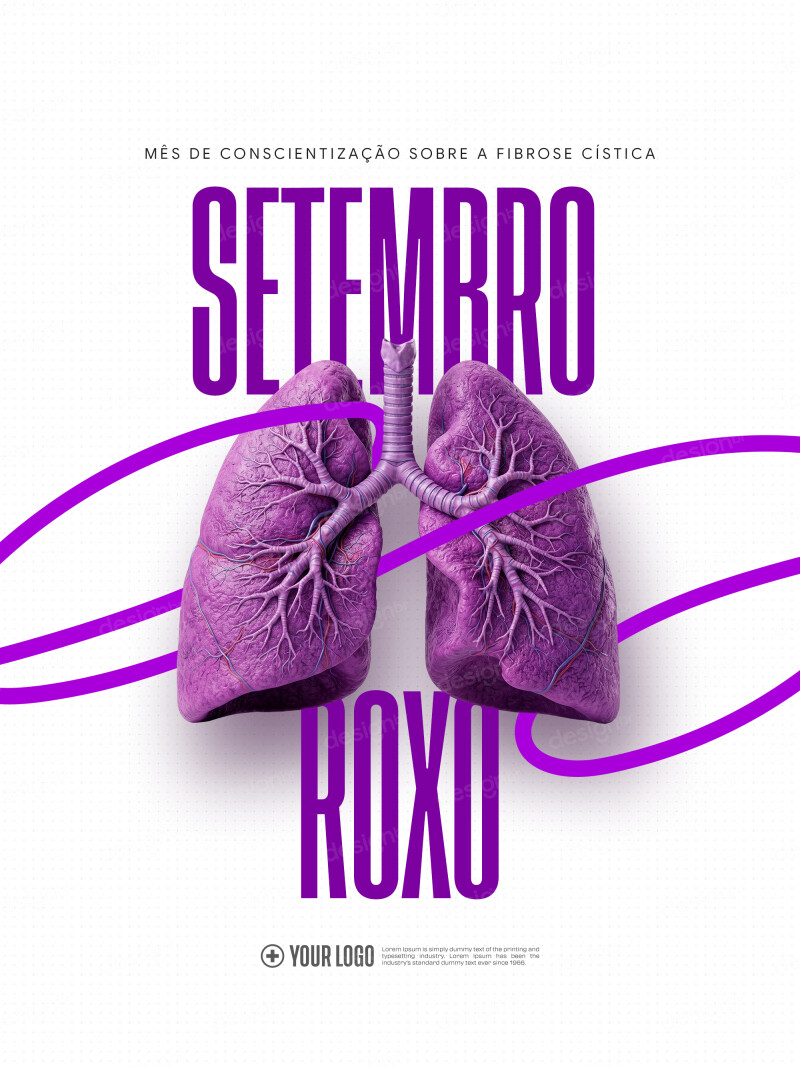 Campanha Setembro Roxo Mês Nacional de Conscientização Sobre a Fibrose Cística PSD Editável Campanha Setembro Roxo Mês Nacional de Conscientização Sobre a Fibrose Cística PSD Editável - Social Media - Setembro Roxo...