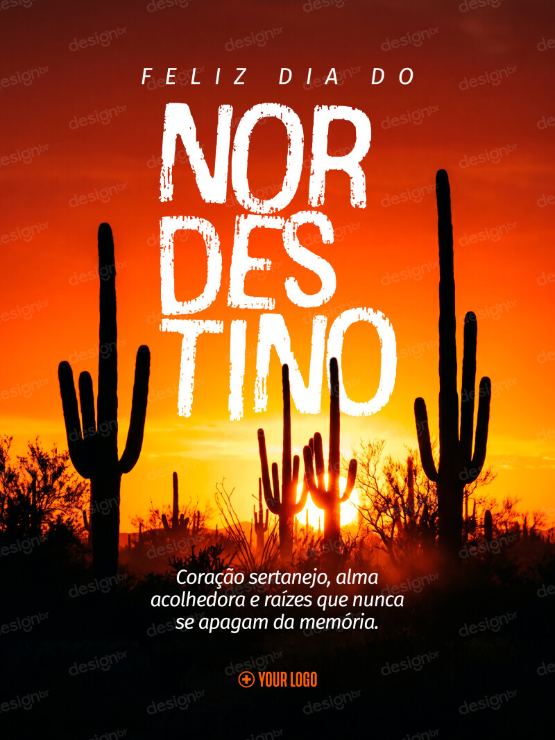 Dia do Nordestino Paisagem Sertão e Cactos Social Media PSD Editável Dia do Nordestino Paisagem Sertão e Cactos Social Media PSD Editável - Social Media - Dia Nordestino; Povo Nordestino; Nor...