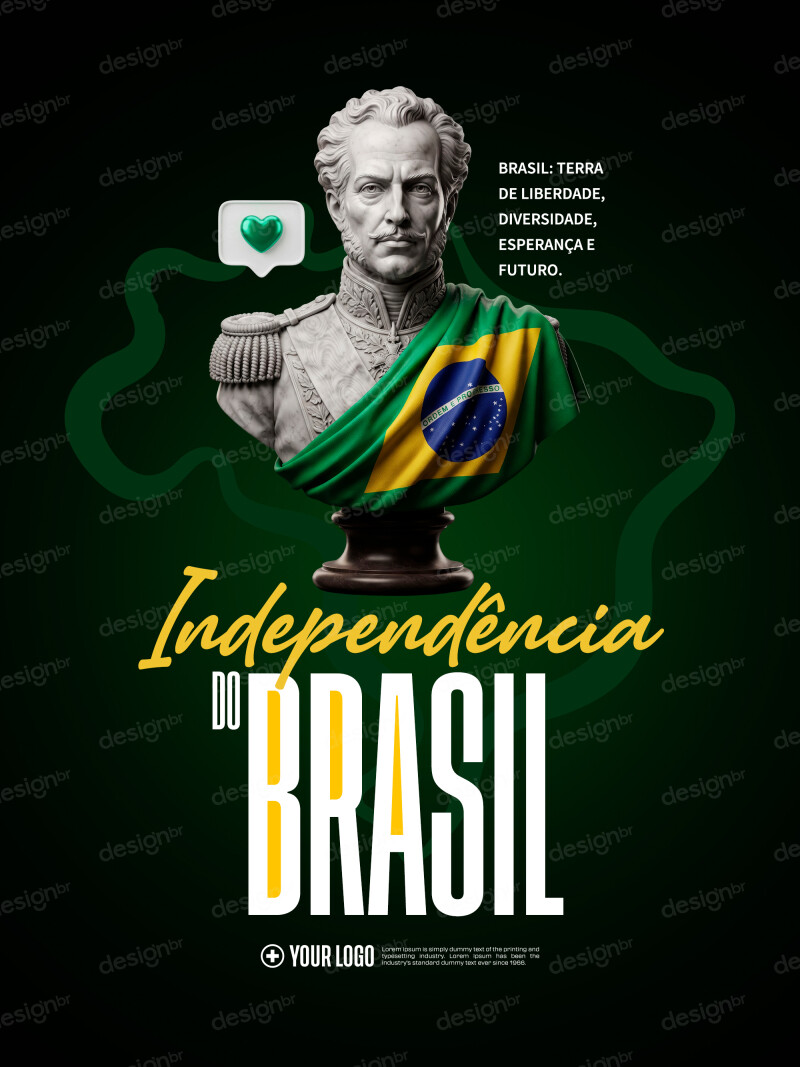 Brasil Terra De Liberdade Diversidade Esperança E Futuro Independência Brasil Social Media PSD Editável Brasil Terra De Liberdade Diversidade Esperança E Futuro Independência Brasil Social Media PSD Editável - Social Media - D...