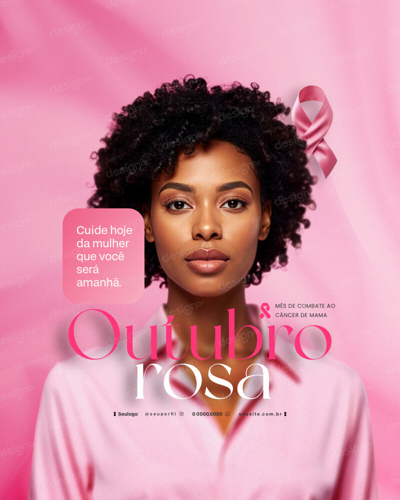 Outubro Rosa Mês De Conscientização Sobre O Câncer De Mama Social Media PSD Editável Outubro Rosa Mês De Conscientização Sobre O Câncer De Mama Social Media PSD Editável - Social Media - Outubro Rosa; Preven...