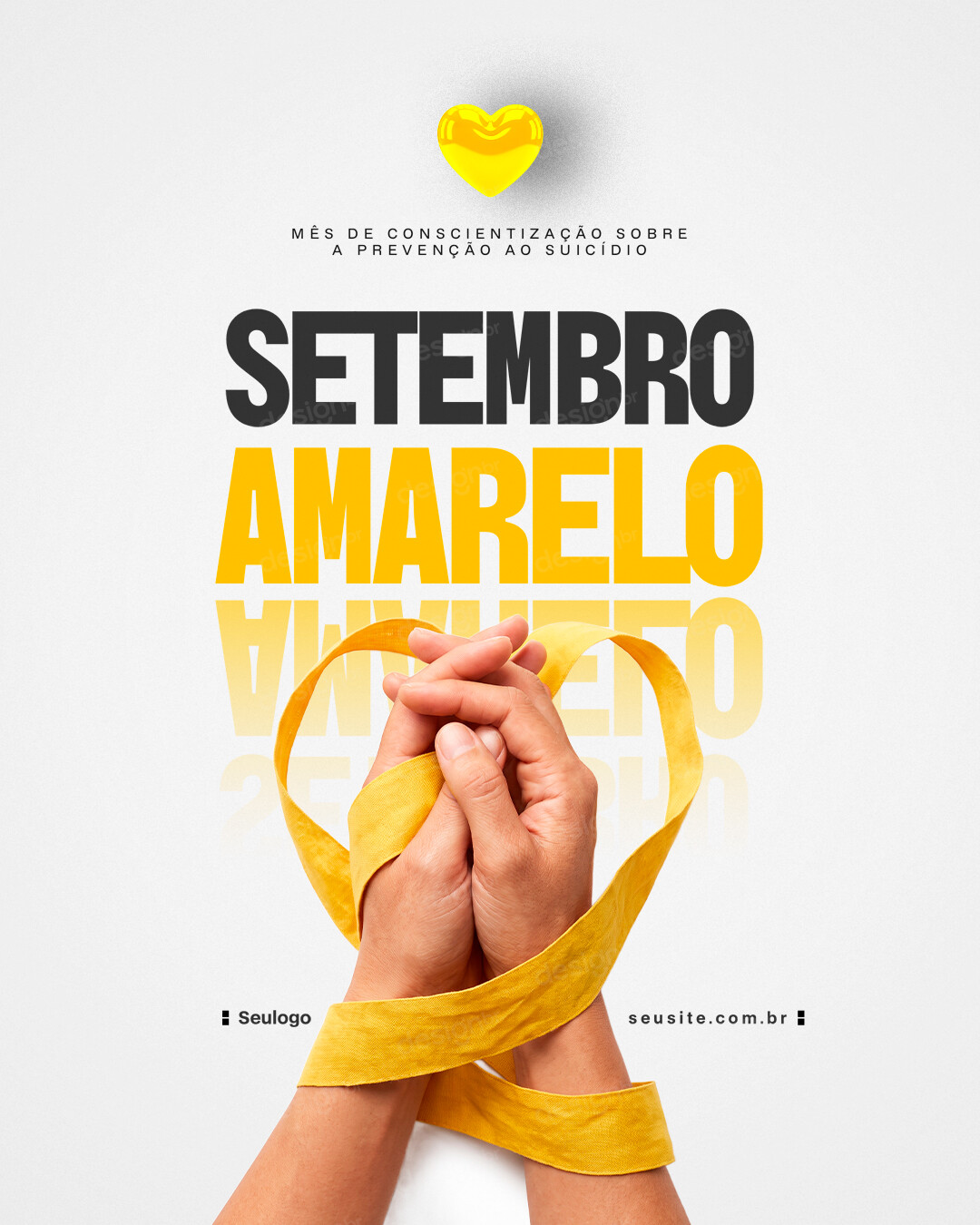 Setembro Amarelo Mês de Prevenção ao Suicídio Social Media PSD Editável Setembro Amarelo Mês de Prevenção ao Suicídio Social Media PSD Editável - Social Media - Setembro Amarelo; Saúde Mental; S...