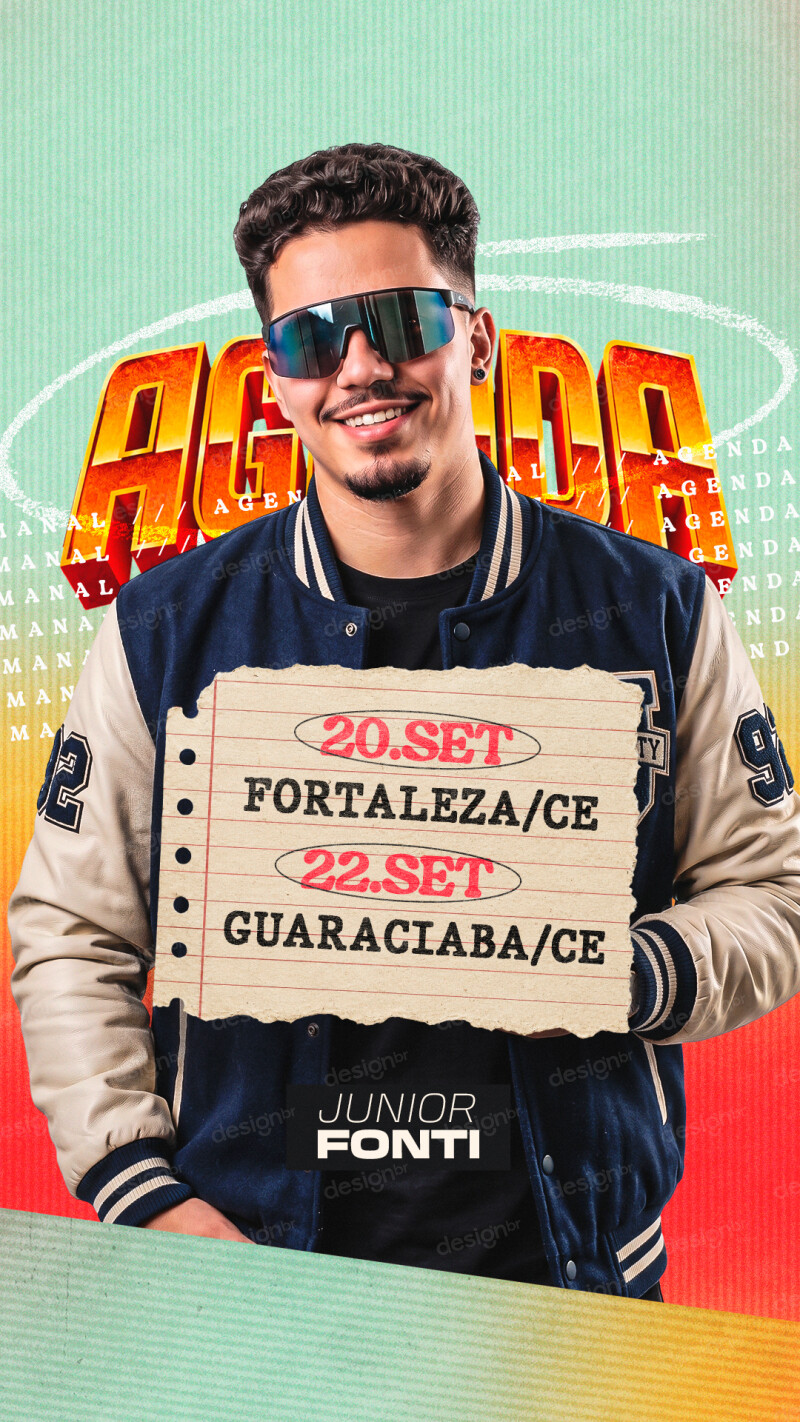 Agenda Semanal Artista Próximos Shows Story PSD Editável Agenda Semanal Artista Próximos Shows Story PSD Editável - Flyers - Flyer; Artista; Próximos Shows; Evento; Agenda ...