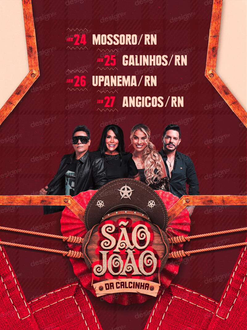 Agenda Semanal São João Flyer Social Media PSD Editável Agenda Semanal São João Flyer Social Media PSD Editável - Flyers - Agenda Semanal; São João; Flyer; Festa Junina; ...