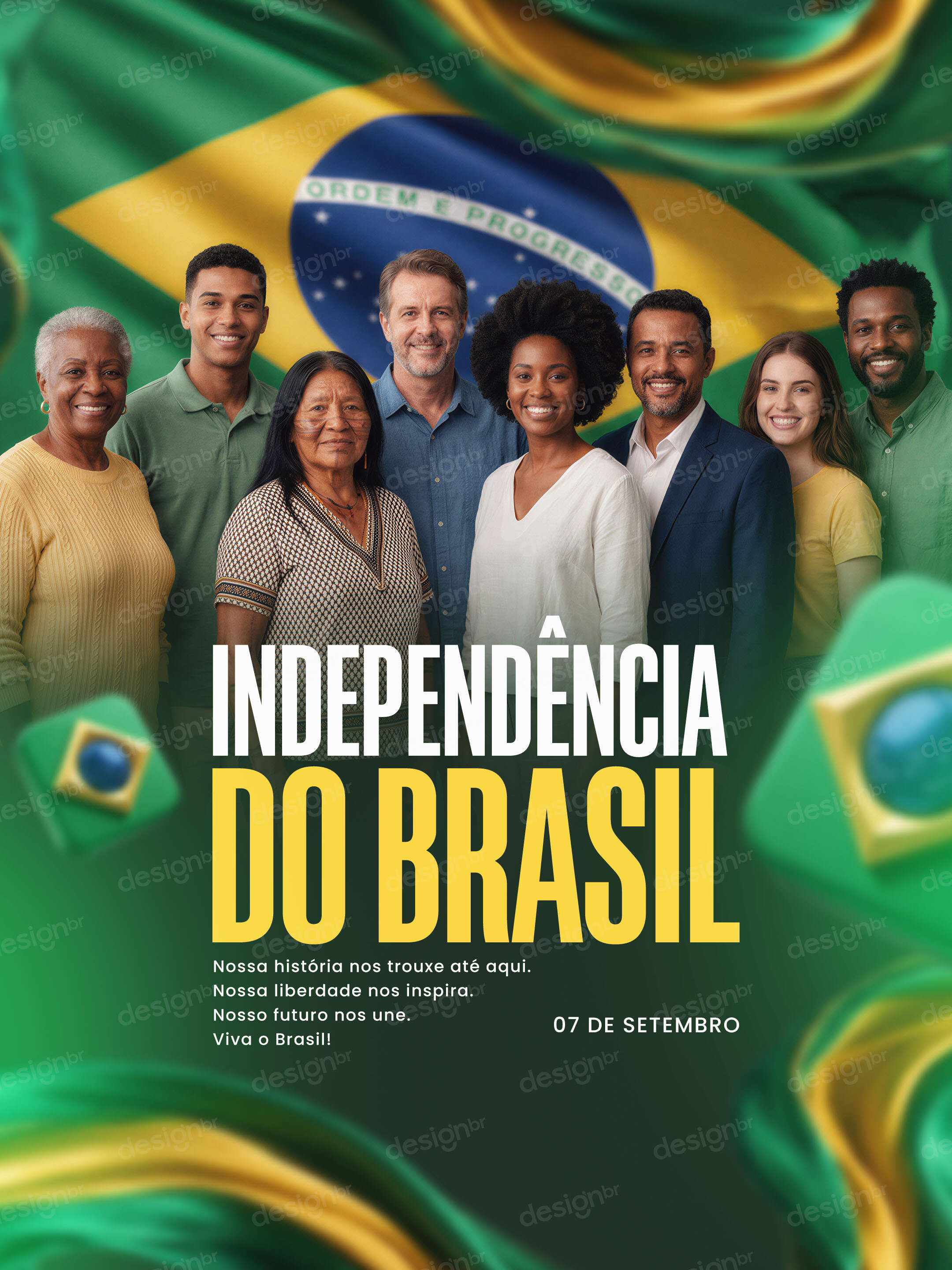 Dia da Independência do Brasil 07 de Setembro Social Media Feed PSD Editável Dia da Independência do Brasil 07 de Setembro Social Media Feed PSD Editável - Social Media - Dia Independência; 7 Setembr...
