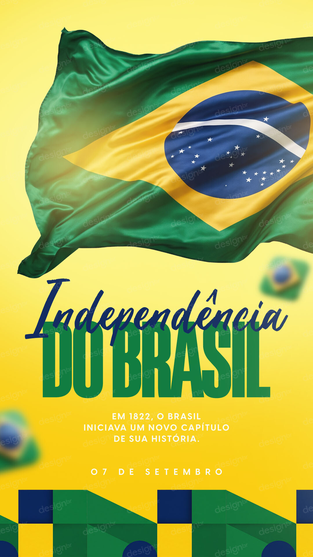 Dia da Independência do Brasil 07 de Setembro Social Media Story PSD Editável Dia da Independência do Brasil 07 de Setembro Social Media Story PSD Editável - Social Media - Dia Independência; 7 Setemb...