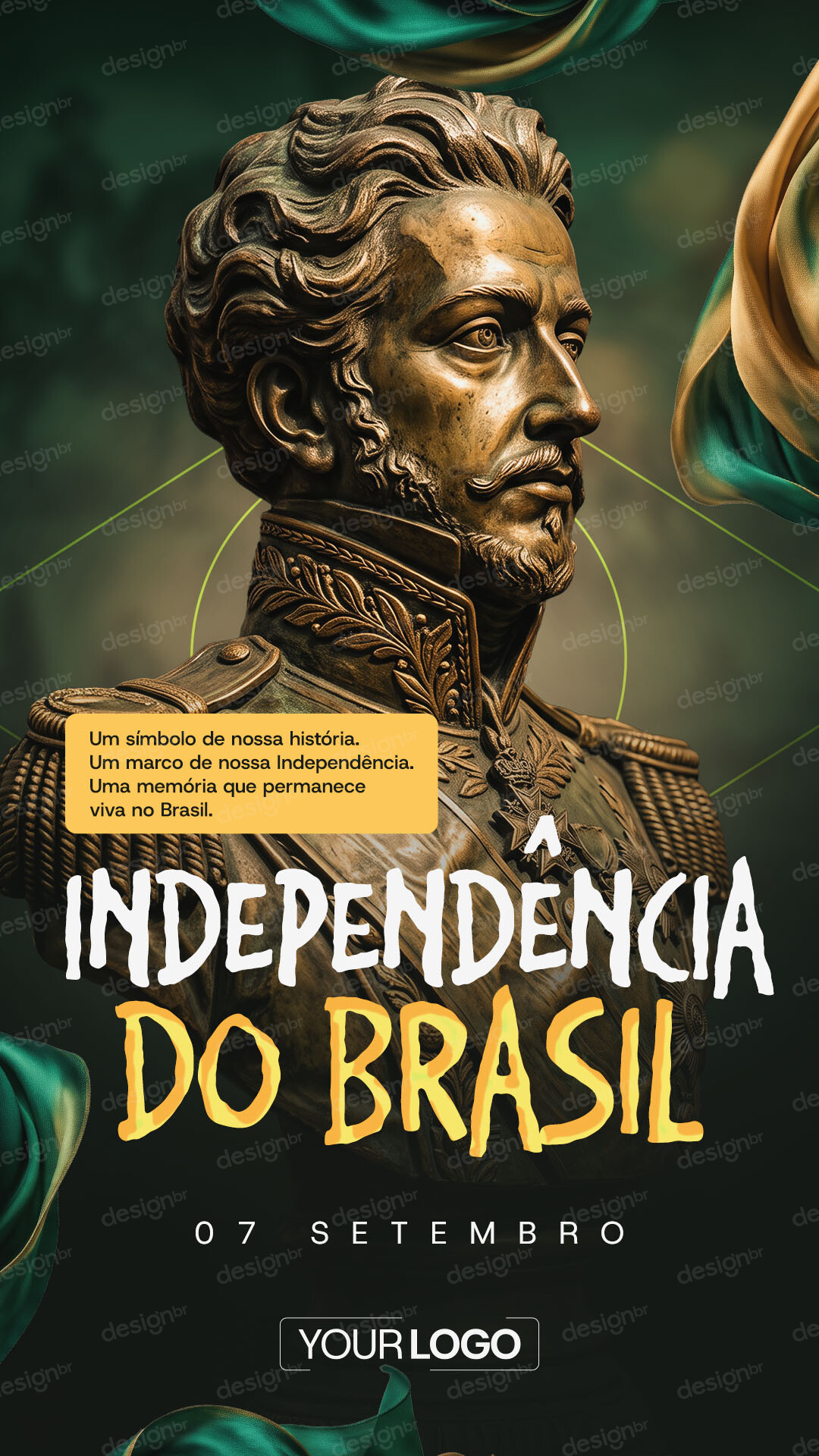 Dia da Independência do Brasil 07 de Setembro Social Media Story PSD Editável Dia da Independência do Brasil 07 de Setembro Social Media Story PSD Editável - Social Media - Dia Independência; 7 Setemb...
