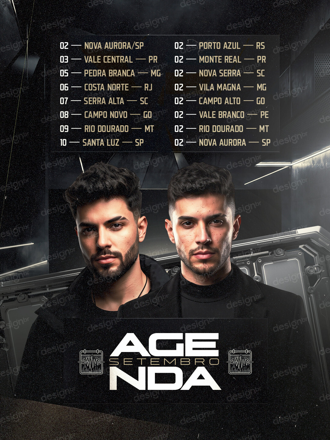 Flyer Agenda Setembro Feed PSD Editável Flyer Agenda Setembro Feed PSD Editável - Flyers - Flyer; Agenda; Musico; Artista; Shows; Próximo ...