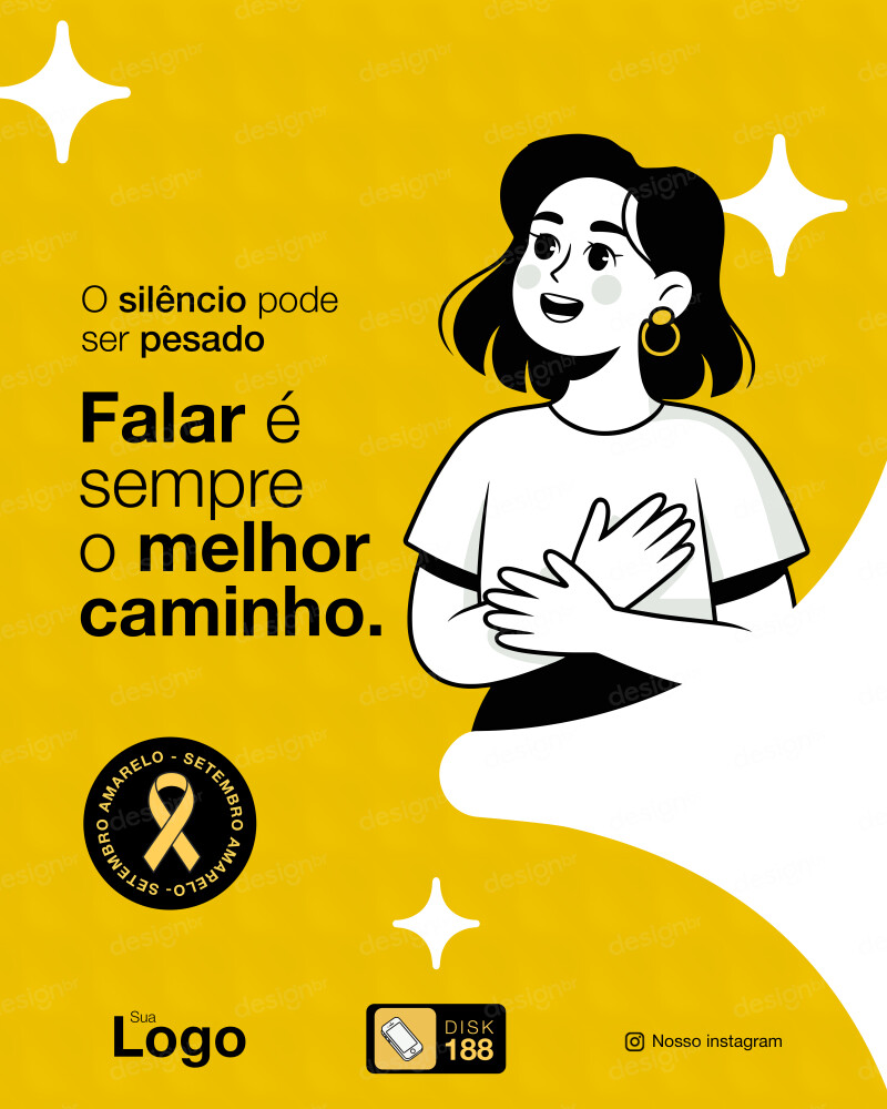 Setembro Amarelo Mês de Prevenção ao Suicídio Social Media PSD Editável Setembro Amarelo Mês de Prevenção ao Suicídio Social Media PSD Editável - Social Media - Setembro Amarelo; Saúde Mental; S...