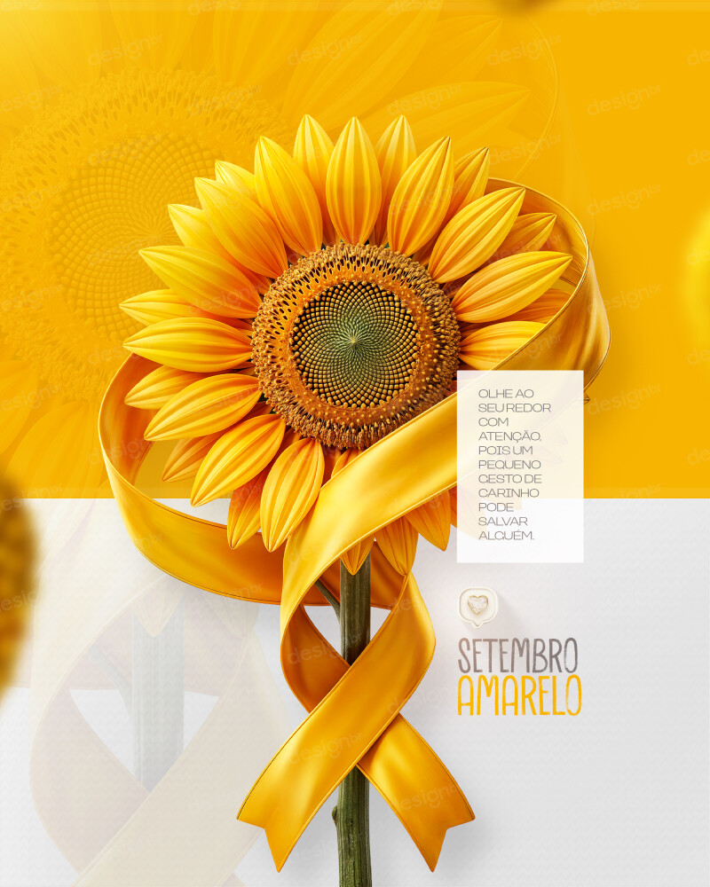 Campanha Setembro Amarelo Mês de Prevenção ao Suicídio Social Media PSD Editável Campanha Setembro Amarelo Mês de Prevenção ao Suicídio Social Media PSD Editável - Social Media - Setembro Amarelo; Saúde ...