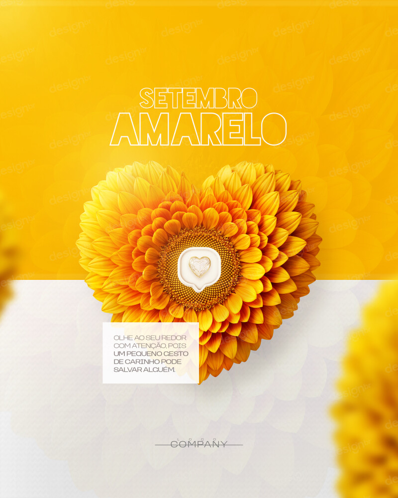 Campanha Setembro Amarelo Mês de Prevenção ao Suicídio Social Media PSD Editável Campanha Setembro Amarelo Mês de Prevenção ao Suicídio Social Media PSD Editável - Social Media - Setembro Amarelo; Saúde ...
