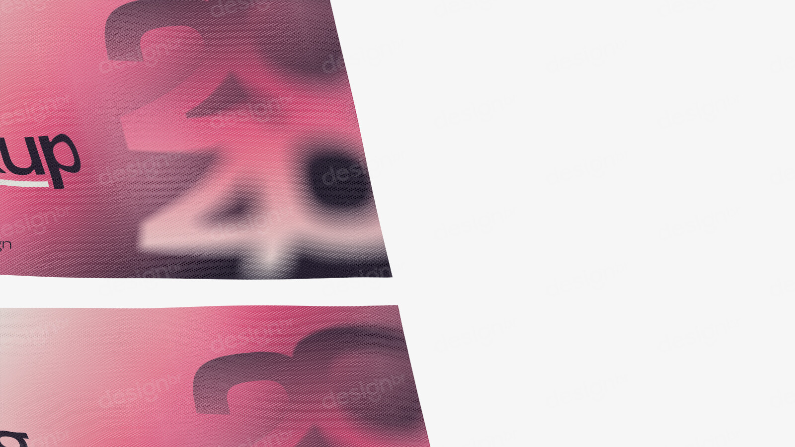 Mockup de Bandeira Publicitária PSD Editável