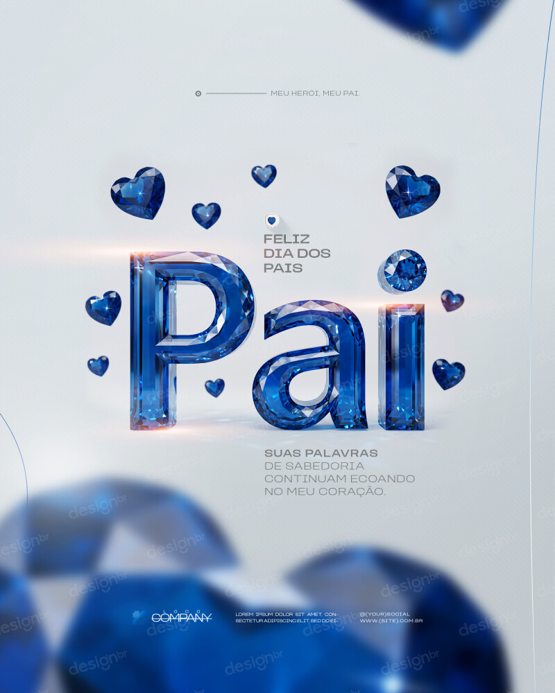 Feliz Dia dos Pais Mês de Agosto Pai Social Media PSD Editável Feliz Dia dos Pais Mês de Agosto Pai Social Media PSD Editável - Coleção - Dia Pais; Pai; Papai; Paizão; Paternidade; Amor...