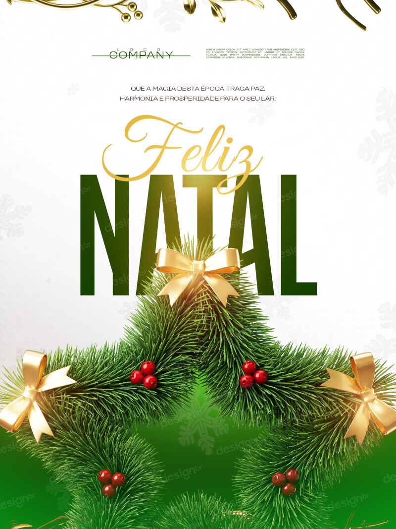 Feliz Natal Árvore Dourada Social Media PSD Editável Feliz Natal Árvore Dourada Social Media PSD Editável - Social Media - Feliz Natal; Merry Christmas; Natal; Christmas;...