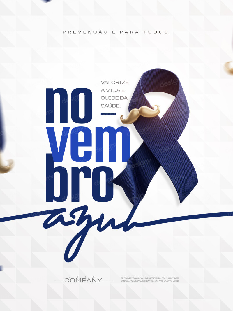 Novembro Azul Cuidados de Saúde Masculina Social Media PSD Editável Novembro Azul Cuidados de Saúde Masculina Social Media PSD Editável - Social Media - Novembro Azul; Prevenção; Conscientiz...