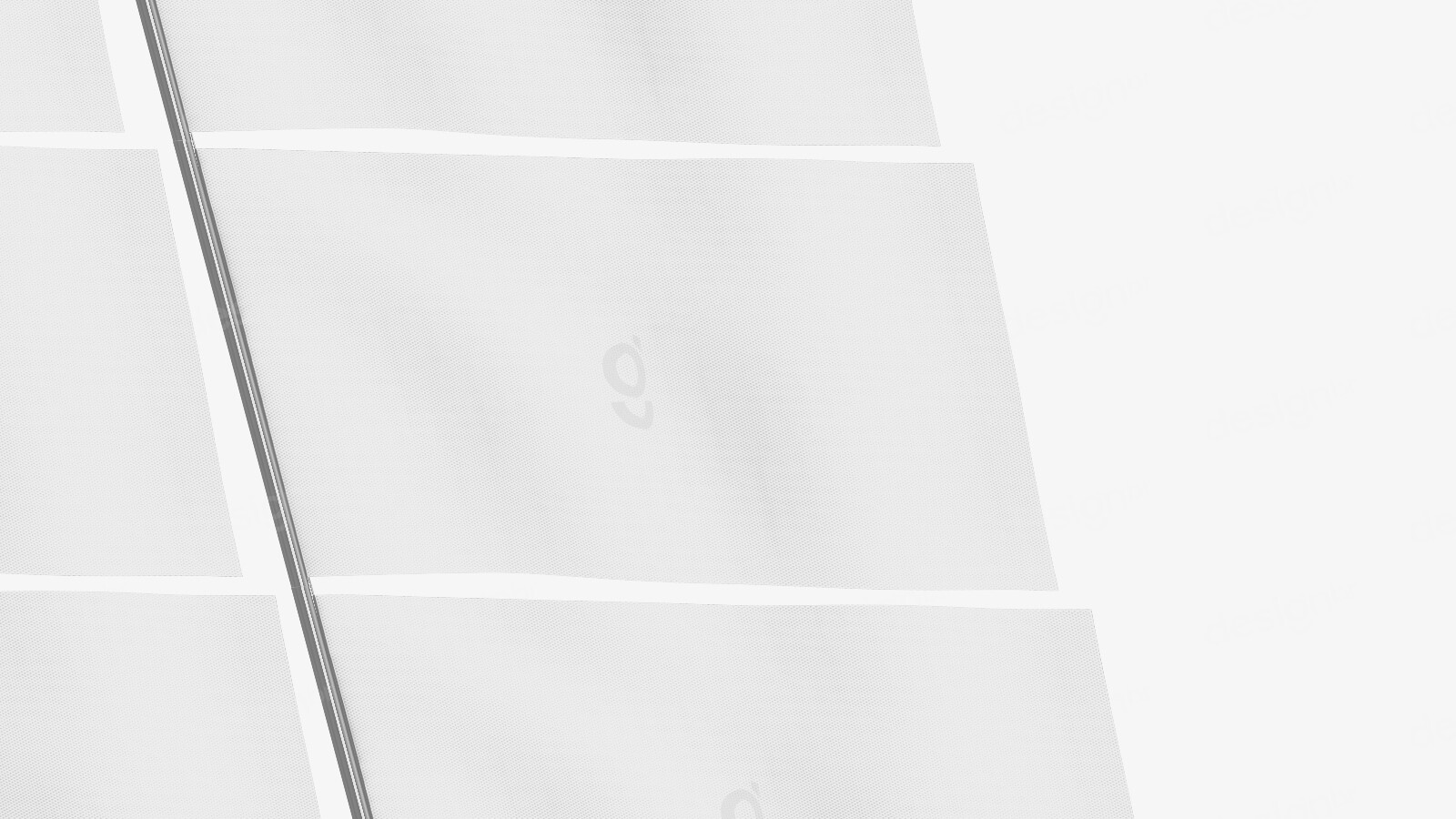 Mockup de Bandeira Publicitária PSD Editável - Mockups - Mockup Bandeira; Bandeira; Flag Mockup; Flag; PSD - Mockup