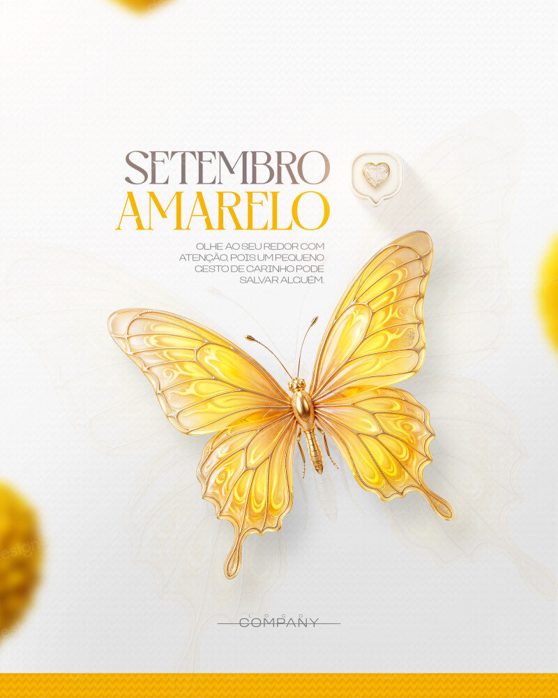 Setembro Amarelo Mês de Prevenção ao Suicídio Social Media PSD Editável Setembro Amarelo Mês de Prevenção ao Suicídio Social Media PSD Editável - Social Media - Setembro Amarelo; Saúde Mental; S...