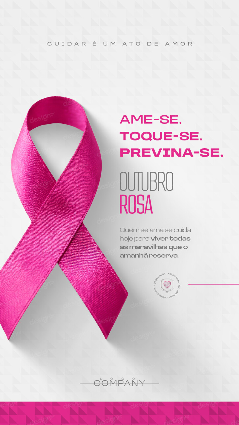 Outubro Rosa Mês de Conscientização Sobre o Câncer de Mama Story Social Media PSD Editável Outubro Rosa Mês de Conscientização Sobre o Câncer de Mama Story Social Media PSD Editável - Social Media - Outubro Rosa; ...