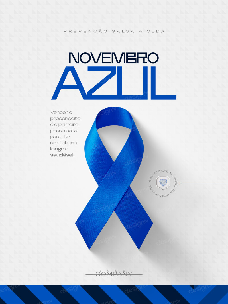 Novembro Azul Mês de Combate ao Câncer de Próstata Social Media PSD Editável Novembro Azul Mês de Combate ao Câncer de Próstata Social Media PSD Editável - Social Media - Novembro Azul; Prevenção; Co...