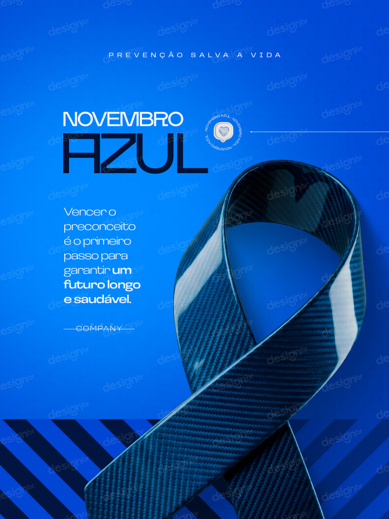 Novembro Azul Mês de Combate ao Câncer de Próstata Social Media PSD Editável Novembro Azul Mês de Combate ao Câncer de Próstata Social Media PSD Editável - Social Media - Novembro Azul; Prevenção; Co...