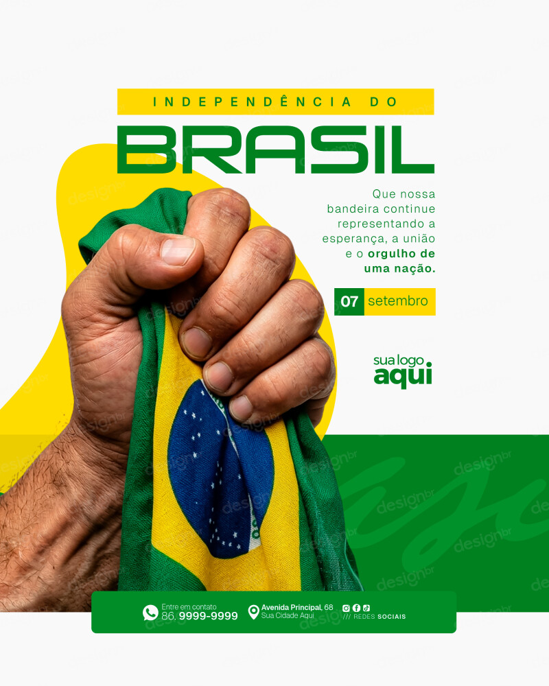 Dia da Independência do Brasil 07 de Setembro Social Media PSD Editável Dia da Independência do Brasil 07 de Setembro Social Media PSD Editável - Social Media - Dia Independência; 7 Setembro; In...