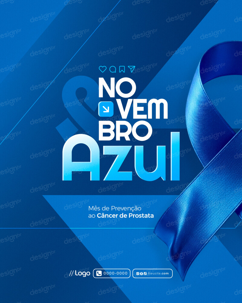 Novembro Azul Prevenção ao Câncer de Próstata PSD Editável Novembro Azul Prevenção ao Câncer de Próstata PSD Editável - Social Media - Novembro Azul; Prevenção; Conscientização; Saú...