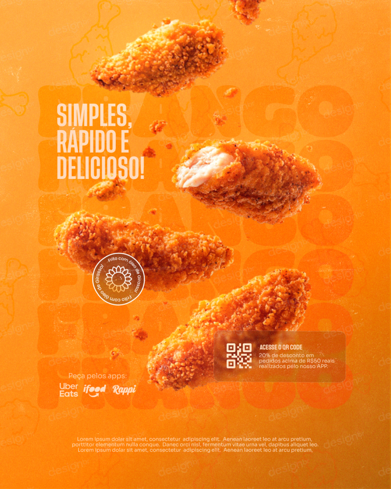 Frango Frito Restaurante Social Media Figma Editável Frango Frito Restaurante Social Media Figma Editável - Social Media - Frango Frito; Frango Crocante; Frango Delivery;...