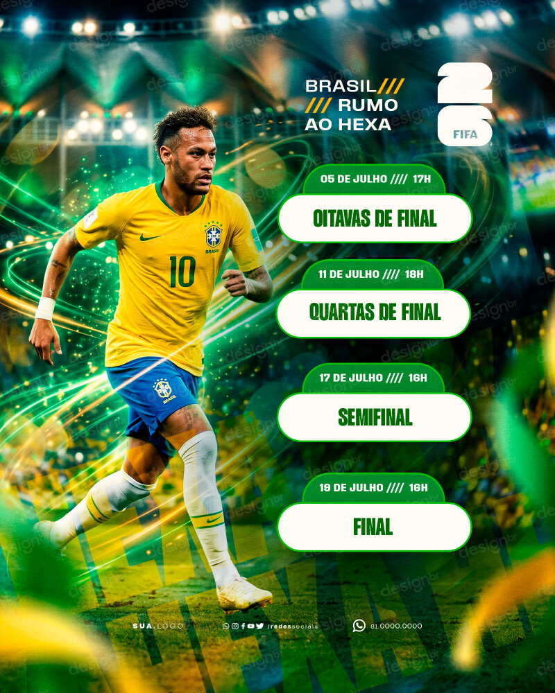Post Copa do Mundo Horários dos Jogos PSD Editável Post Copa do Mundo Horários dos Jogos PSD Editável - Social Media - Copa Mundo; Brasil; Futebol; Seleção Brasileira...