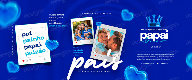 Carrossel Dia dos Pais 09 Agosto Social Media PSD Editável Carrossel Dia dos Pais 09 Agosto Social Media PSD Editável - Carrossel - Dia Pais; Pai; Papai; Paizão; Paternidade; Amor...