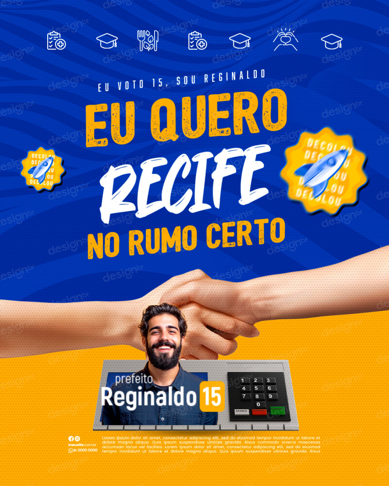 Social Media Post Política Eleições Eu Quero a Cidade No Rumo Certo PSD Editável Social Media Post Política Eleições Eu Quero a Cidade No Rumo Certo PSD Editável - Social Media - Campanha Política; Deput...