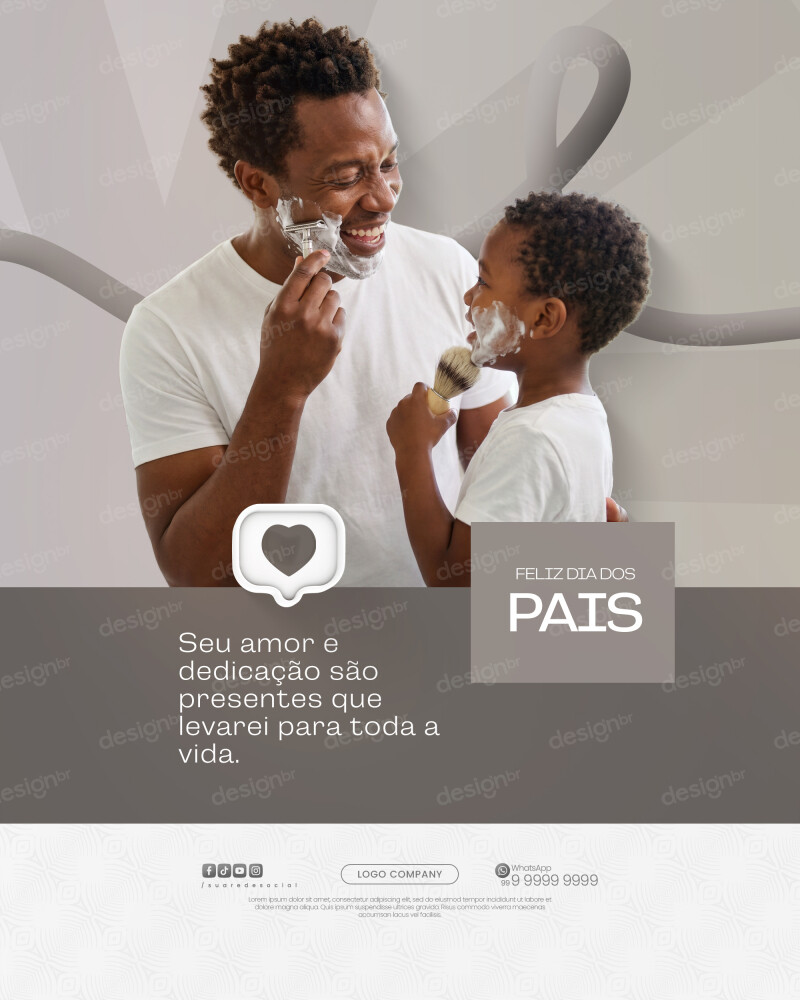 Feliz Dia dos Pais Homenagem Social Media PSD Editável Feliz Dia dos Pais Homenagem Social Media PSD Editável - Social Media - Dia Pais; Pai; Papai; Paternidade; Amor Pai; Pa...