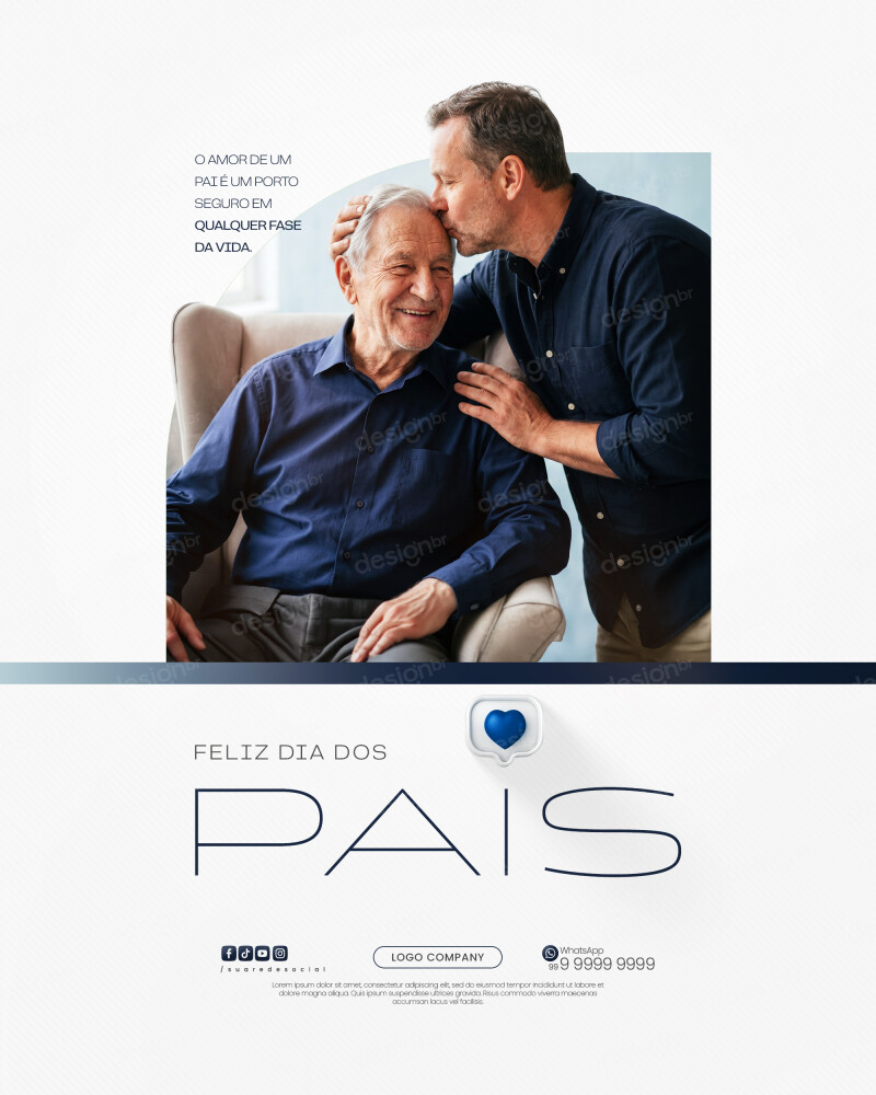 Feliz Dia dos Pais Homenagem Social Media PSD Editável Feliz Dia dos Pais Homenagem Social Media PSD Editável - Social Media - Dia Pais; Pai; Papai; Paizão; Paternidade; Amor...