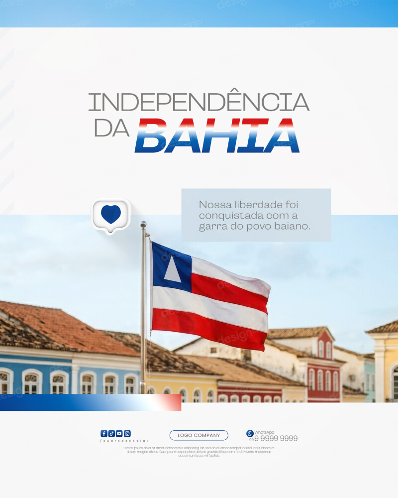 Independência da Bahia 02 de Julho Social Media PSD Editável Independência da Bahia 02 de Julho Social Media PSD Editável - Social Media - Independência Bahia; Bahia; História Bahia; ...
