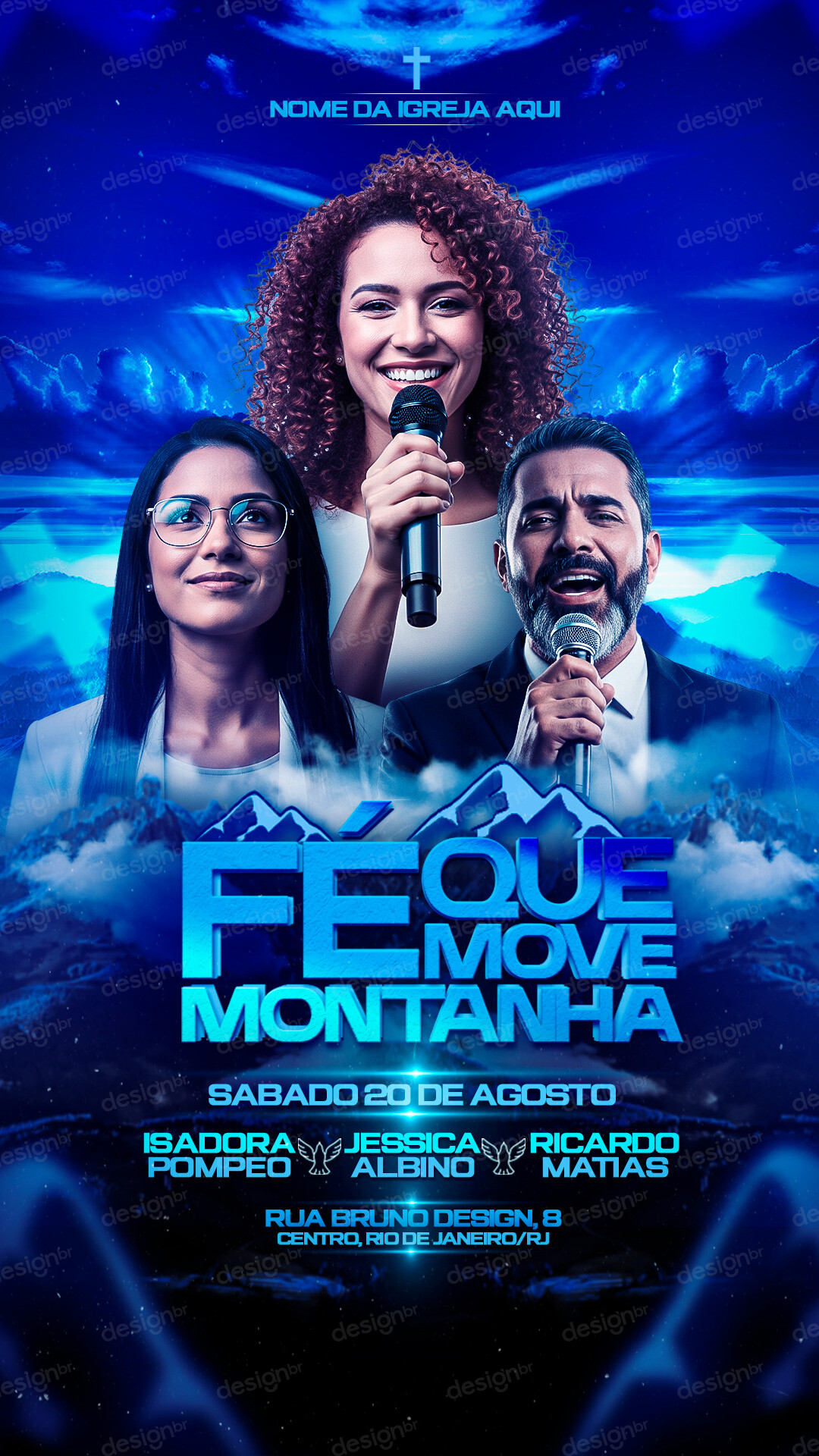 Gospel Congresso Culto Flyer Social Media PSD Editável Gospel Congresso Culto Flyer Social Media PSD Editável - Flyers - Gospel; Congresso; Culto; Igreja; Cristão; Louv...