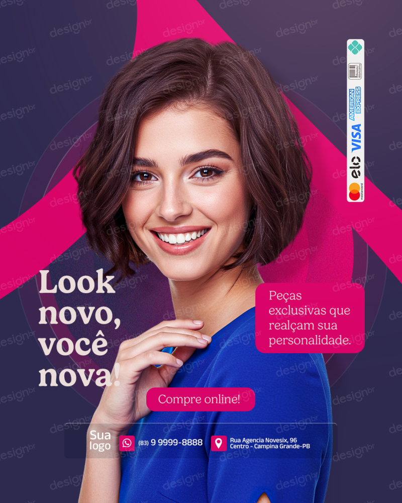Social Media Loja de Roupas PSD Editável Social Media Loja de Roupas PSD Editável - Coleção - Loja; Roupas; Moda; Vestuário; Oferta; Social M...