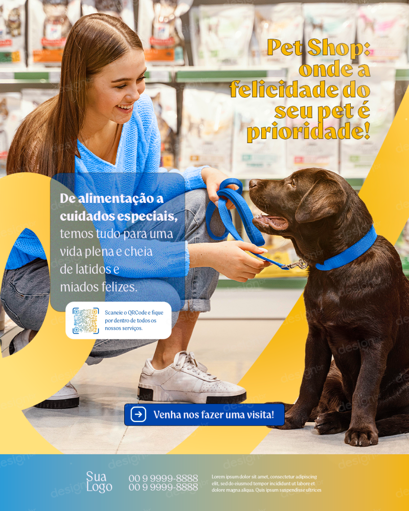 PetShop Social Media PSD Editável PetShop Social Media PSD Editável - Coleção - Petshop; Pet Shop; Pets; Cão; Cachorro; Dogs; A...