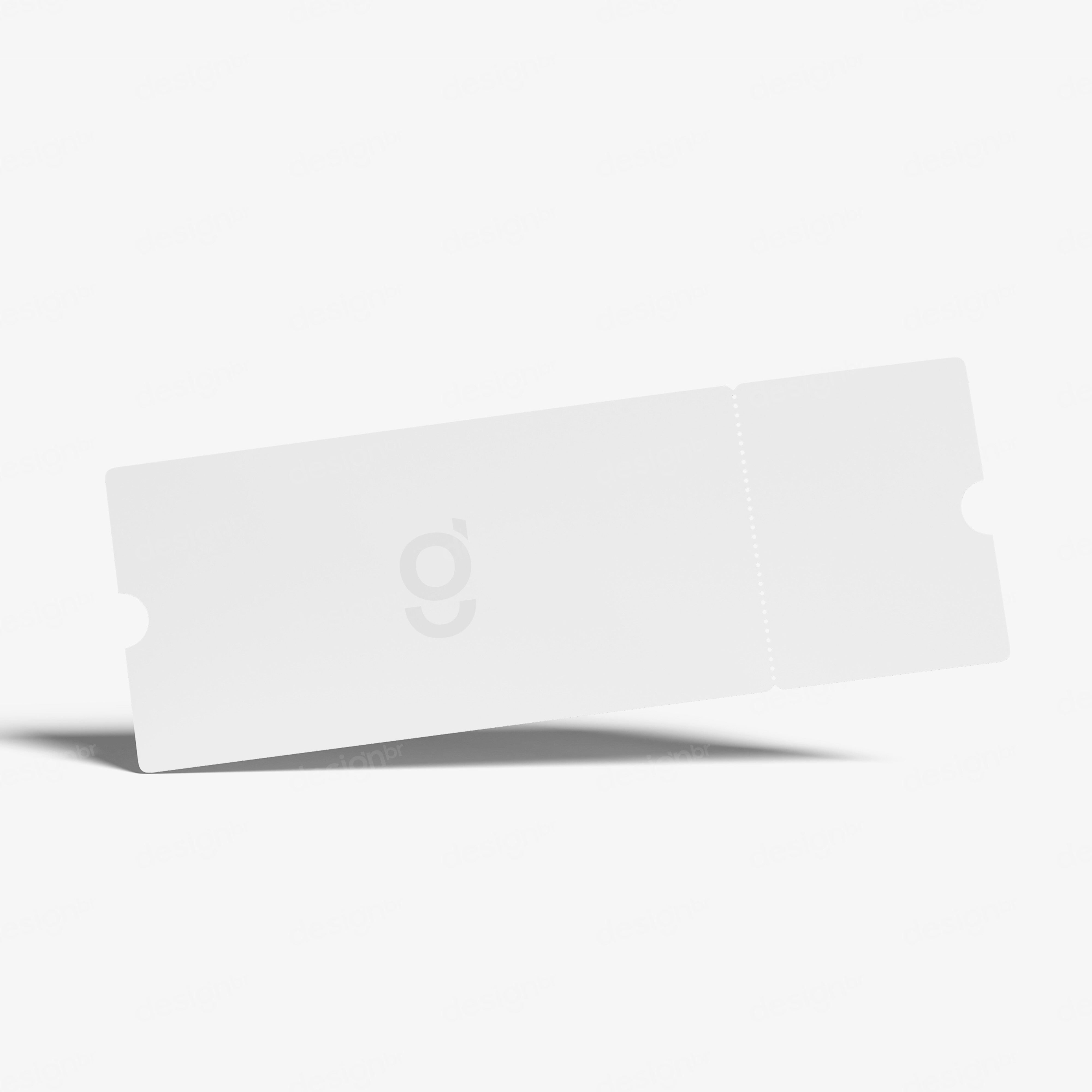 Ticket Mockup PSD Editável - Mockups - Ticket; Mockup; Voucher; Voucher; Cupom; Ingres... - Mockup