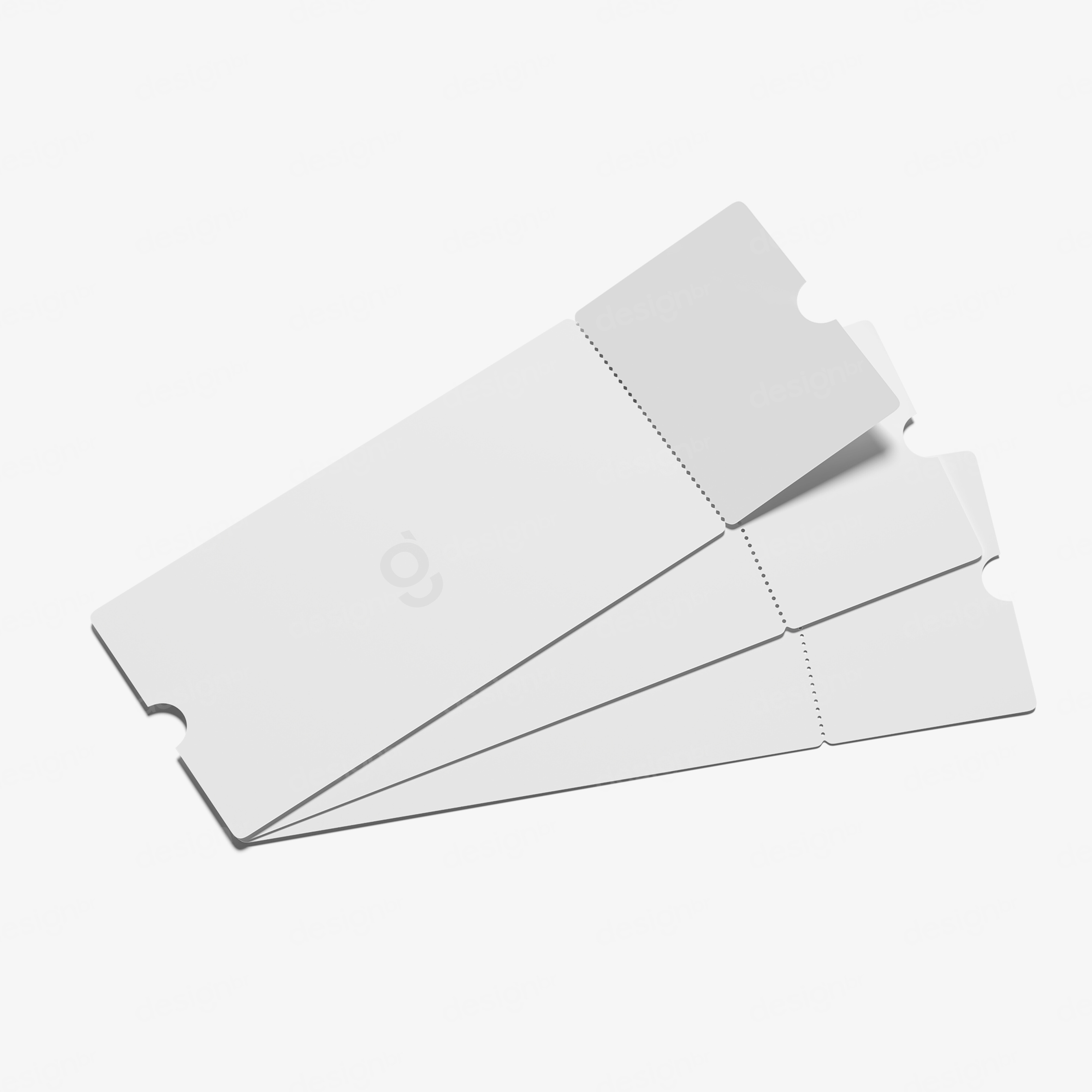 Ticket Mockup PSD Editável - Mockups - Ticket; Mockup; Voucher; Voucher; Cupom; Ingres... - Mockup