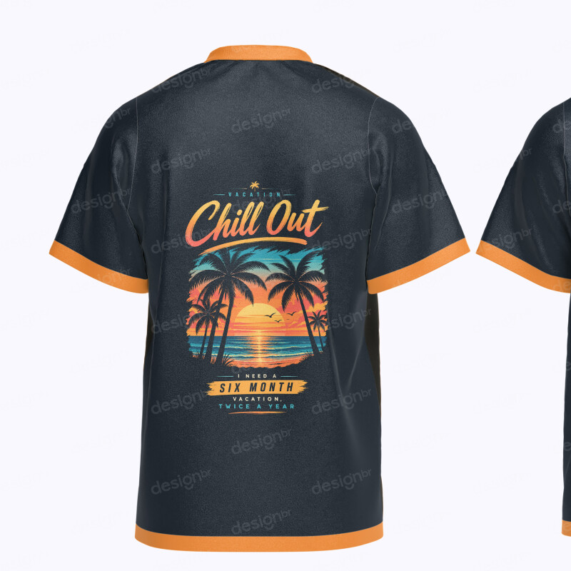 Mockup Camisa Gola Polo PSD Editável
