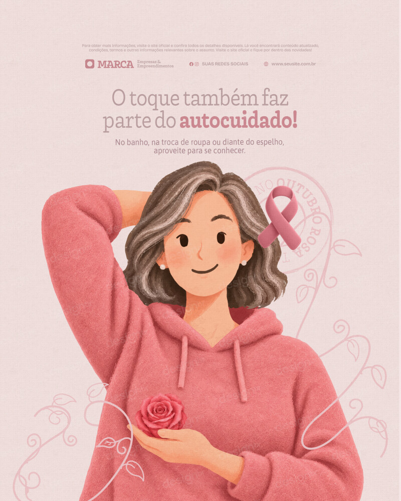 Outubro Rosa Mês De Conscientização Sobre O Câncer De Mama Social Media PSD Editável Outubro Rosa Mês De Conscientização Sobre O Câncer De Mama Social Media PSD Editável - Coleção - Outubro Rosa; Prevenção; ...
