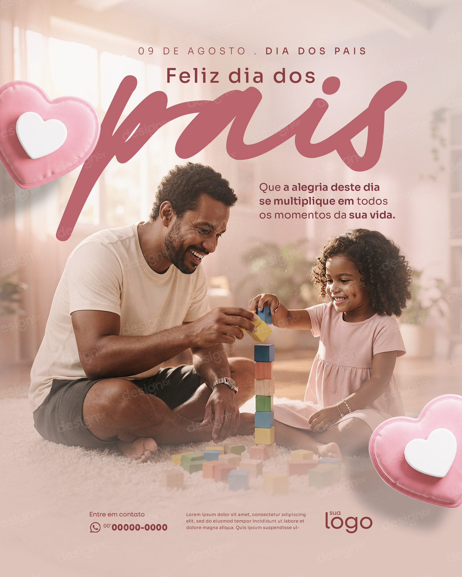 Feliz Dia dos Pais 09 de Agosto Social Media PSD Editável Feliz Dia dos Pais 09 de Agosto Social Media PSD Editável - Social Media - Dia Pais; Pai; Papai; Paizão; Paternidade; Amor...