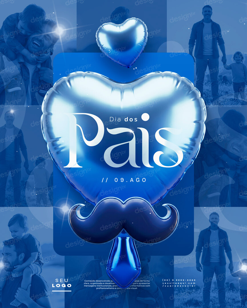 Feliz Dia dos Pais 09 de Agosto Social Media PSD Editável Feliz Dia dos Pais 09 de Agosto Social Media PSD Editável - Social Media - Dia Pais; Pai; Papai; Paizão; Paternidade; Amor...