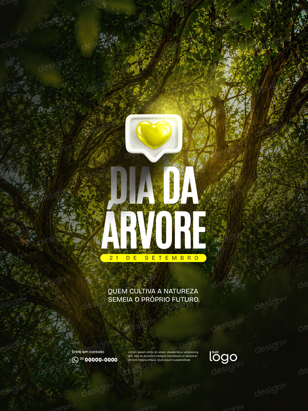 Feliz Dia da Árvore 21 de Setembro Social Media PSD Editável Feliz Dia da Árvore 21 de Setembro Social Media PSD Editável - Social Media - Dia Árvore; Preservação; Reflorestamento; Na...