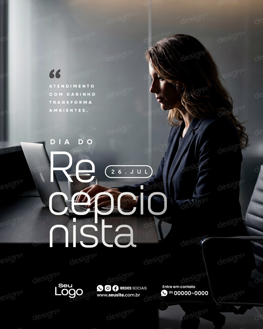 Dia do Recepcionista 26 de Julho Social Media PSD Editável Dia do Recepcionista 26 de Julho Social Media PSD Editável - Social Media - Recepcionista; Atendimento; Recepção; Gratidão...