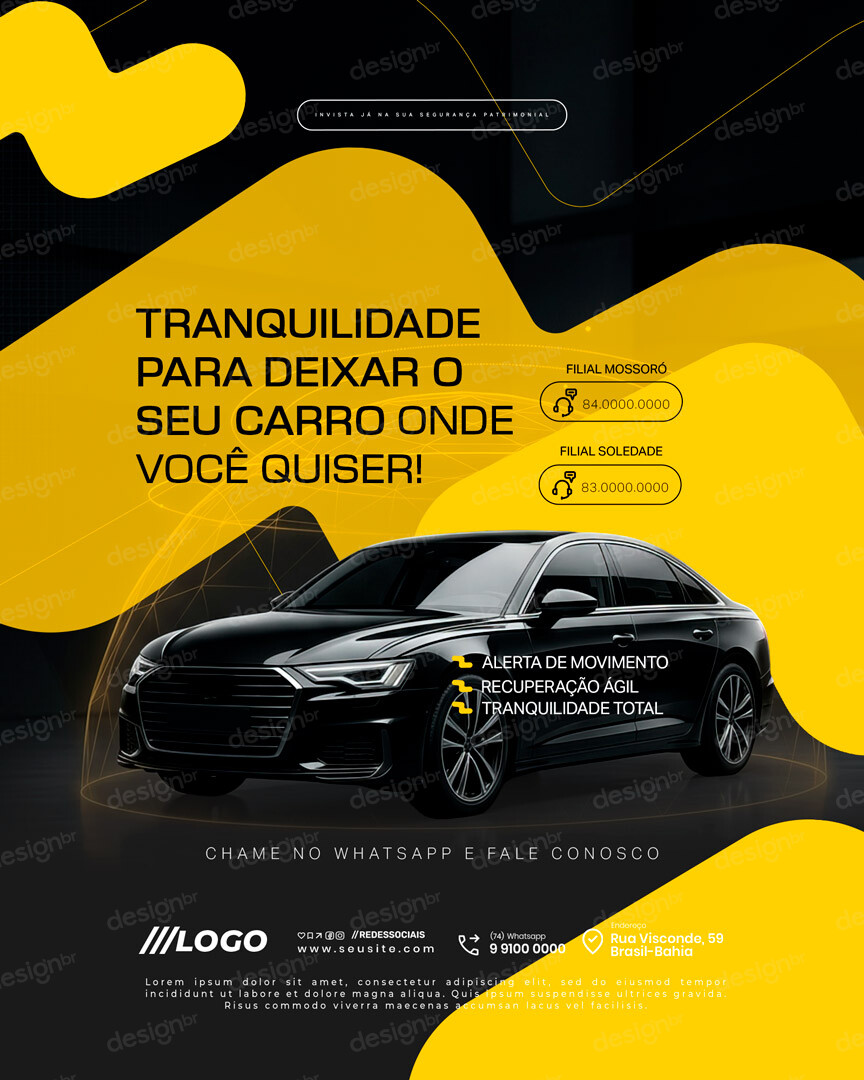 Rastreamento Veicular Social Media PSD Editável Rastreamento Veicular Social Media PSD Editável - Coleção - Rastreamento Veicular; Rastreador Veicular; Loc...